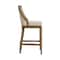 Alaterre Furniture Ellie Bar Height Stool with Back, Brown, 2PK ANEL04FDCR2 - alternate 5